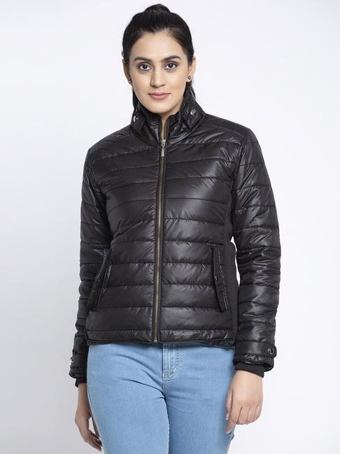 global republic black quilted jacket