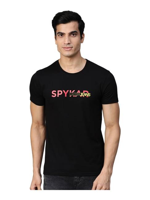 spykar black t-shirt