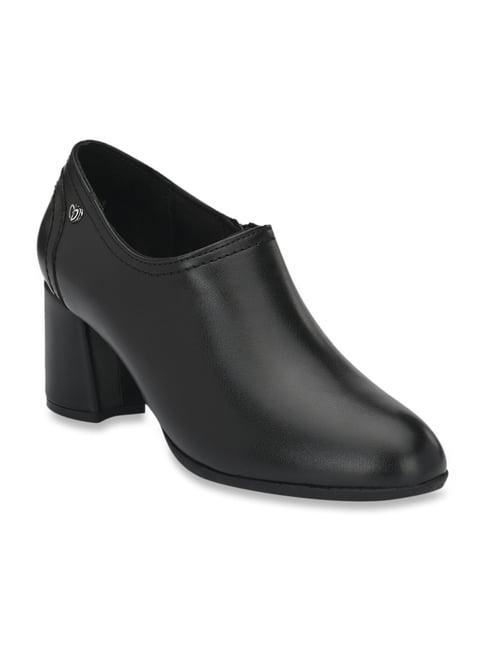 delize women's black casual booties