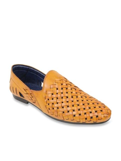 regal men's tan casual slip-ons