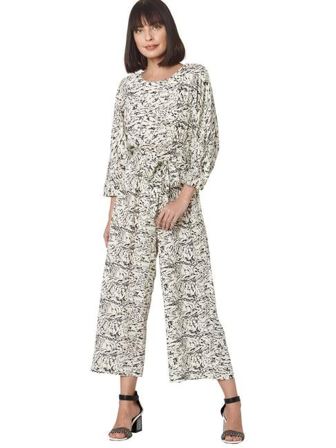 vero moda snow white printed jumpsuit