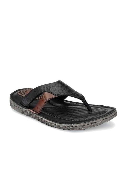 hitz men's black casual sandals