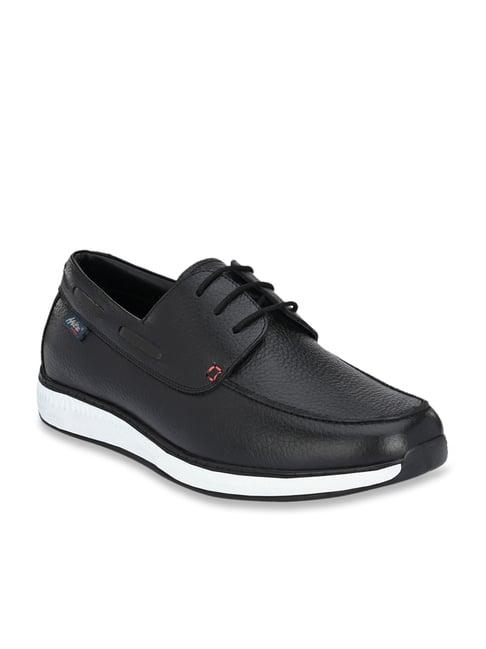 hitz men's black derby shoes