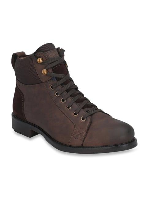 delize men's brown biker boots