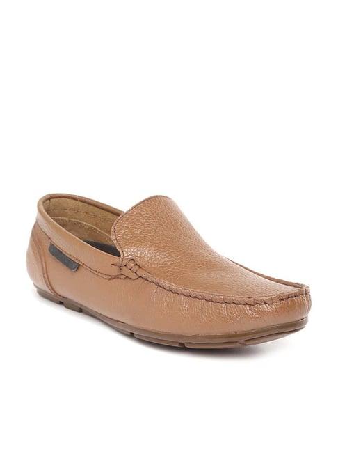 clog london men's tan casual loafers