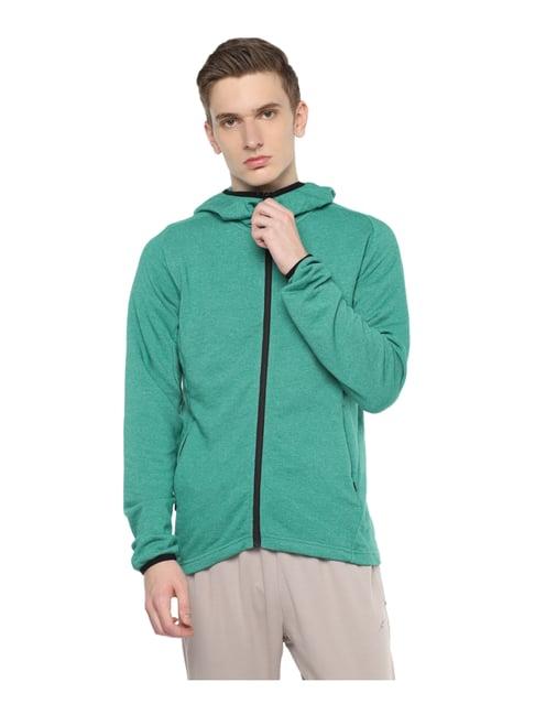 furo by red chief green comfort fit hooded sweatshirt