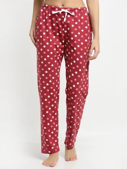 kanvin red polka dot pyjamas