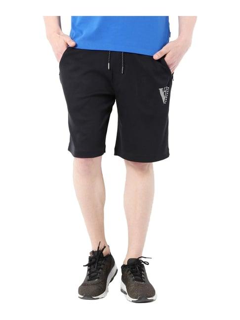 van heusen black shorts