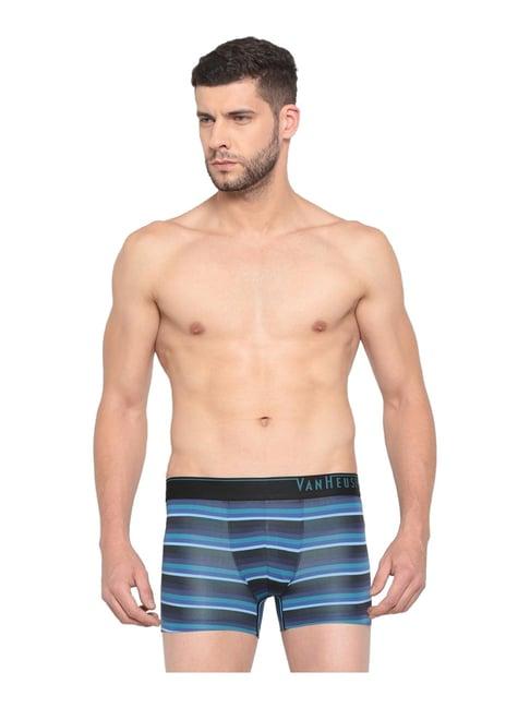 van heusen blue stripes trunks