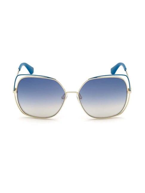 guess gu76386132w butterfly sunglasses for women