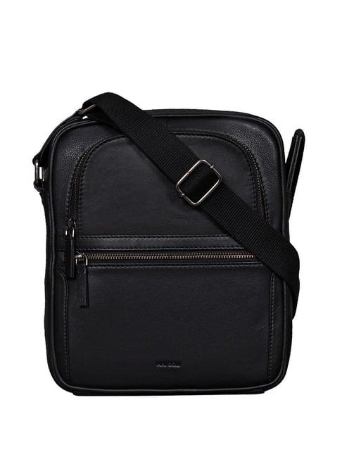 mai soli roadie black solid medium cross body bag