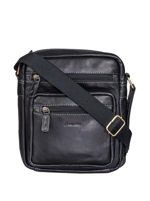 mai soli  black solid medium cross body bag