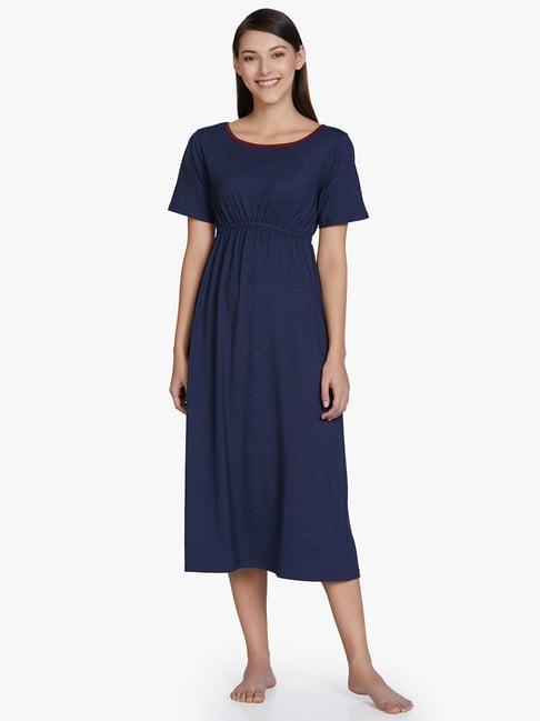 amante navy chemise dress