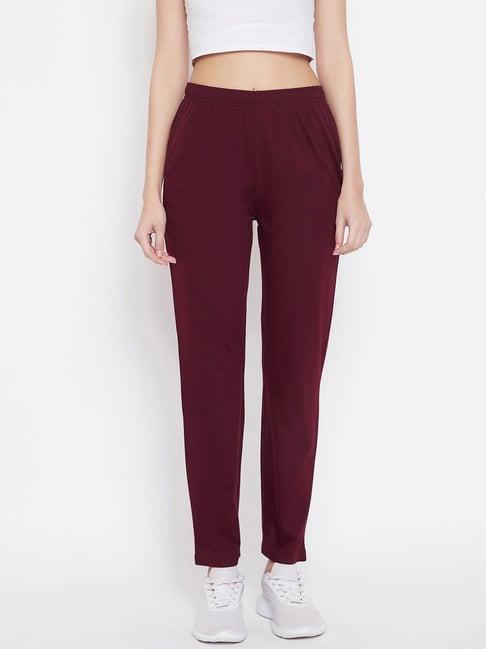 okane wine regular fit trackpants