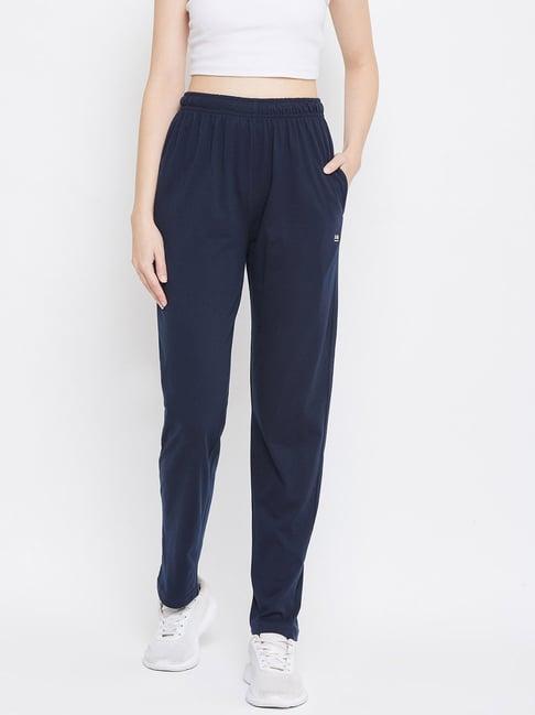 okane navy regular fit trackpants