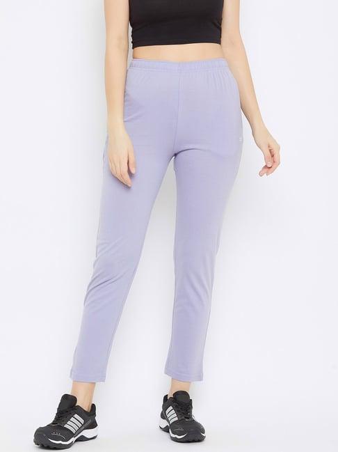 okane light mauve regular fit trackpants