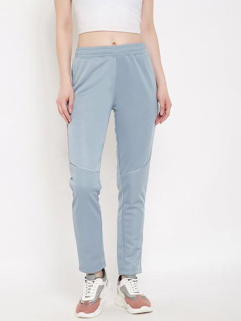 okane blue regular fit trackpants