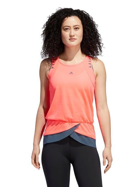 adidas pink p hrdy regular fit tank top