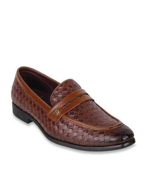 carlton london men's brown casual loafers