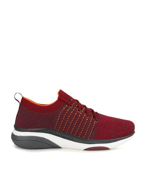 campus men's brink burgundy running shoes