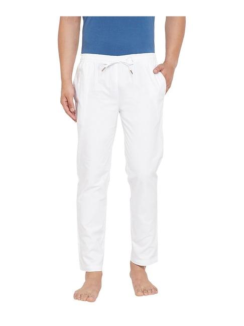 hypernation white regular fit pyjamas