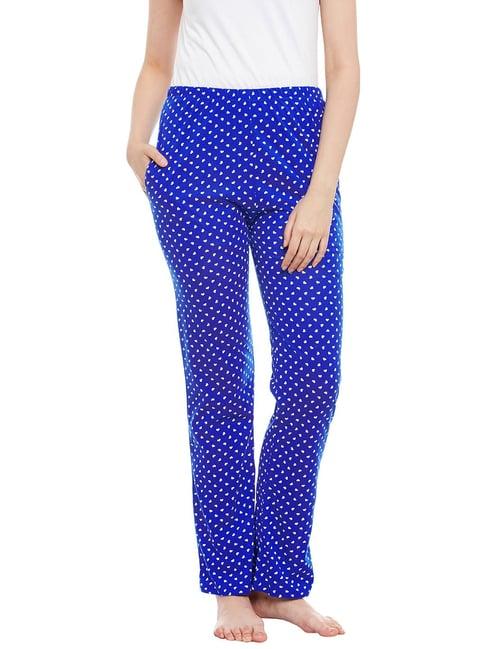 claura blue printed pyjamas