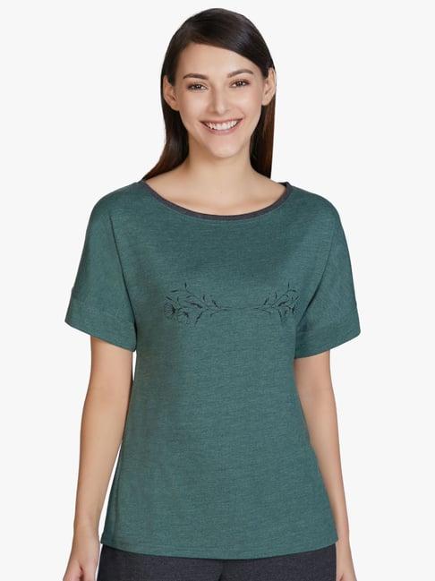 amante olive textured tee