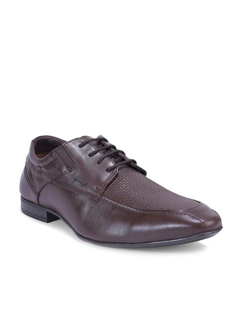 woods men's brown derby shoes