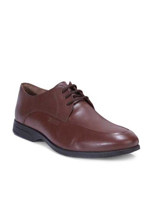 woods men's brown derby shoes