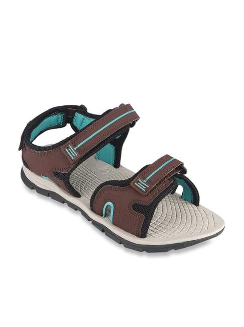 furo by red chief men's brown floater sandals