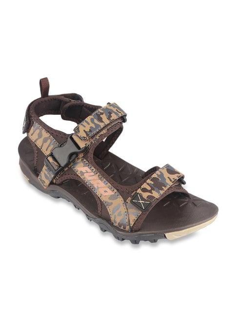 furo by red chief men's brown floater sandals