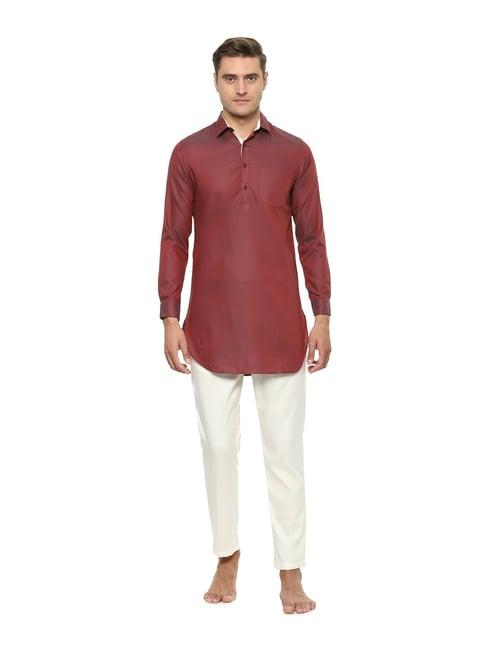 van heusen maroon shirt & pant