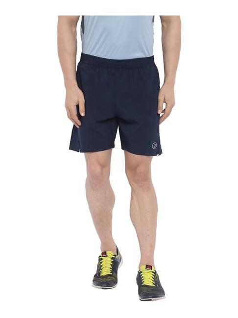 chkokko navy regular fit sports shorts