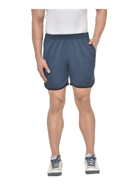 chkokko blue regular fit sports shorts