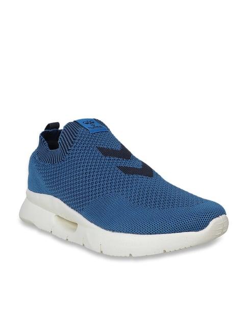 hummel men's tatum seamless blue walking shoes