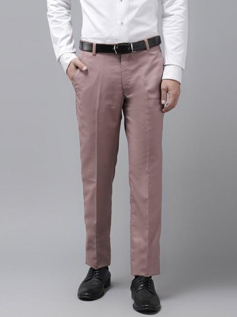 hangup mauve regular fit trousers