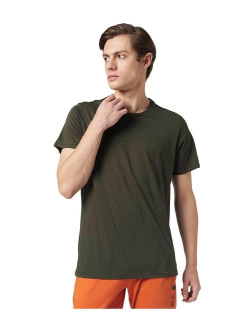 edrio olive regular fit t-shirt