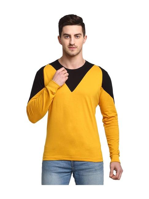 friskers gold full sleeves cotton t-shirt