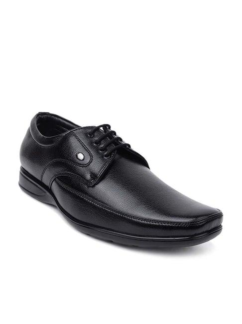 action men's dotcom black derby shoes