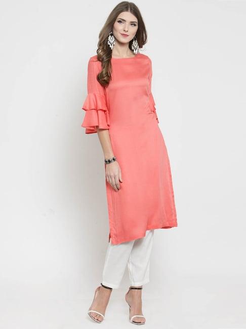 sera coral regular fit kurta