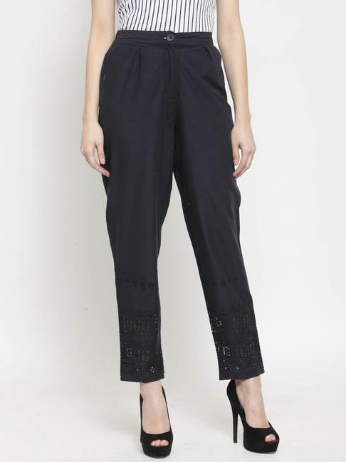 sera navy lace pants