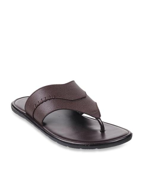 mochi men's brown thong sandals