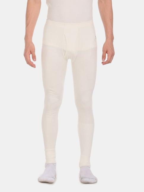 u.s. polo assn. white regular fit thermal bottoms