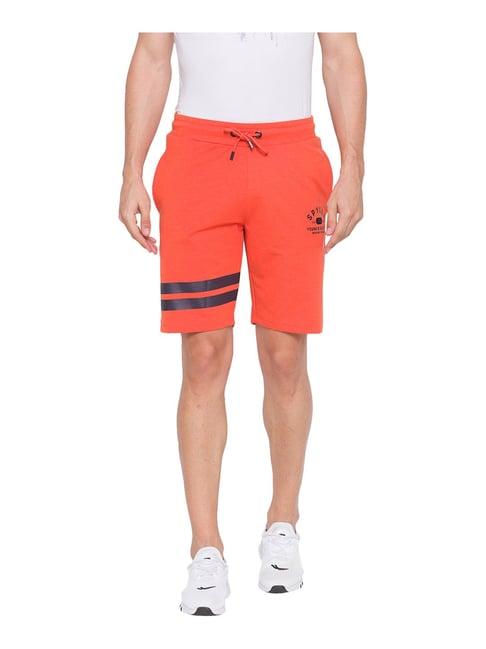 spykar orange shorts