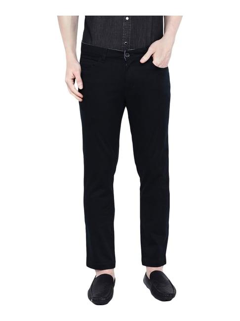 giordano navy cotton regular fit chinos