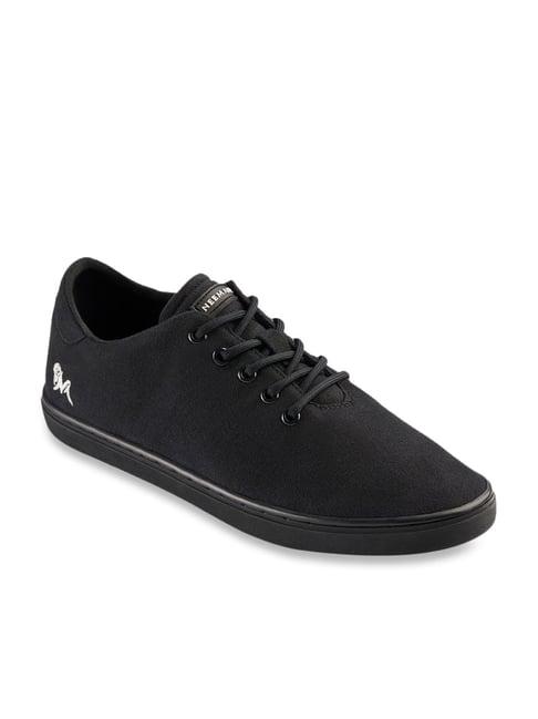 neemans men's black casual sneakers