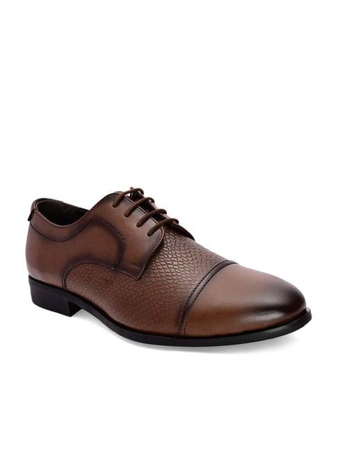 san frissco men's brown derby shoes