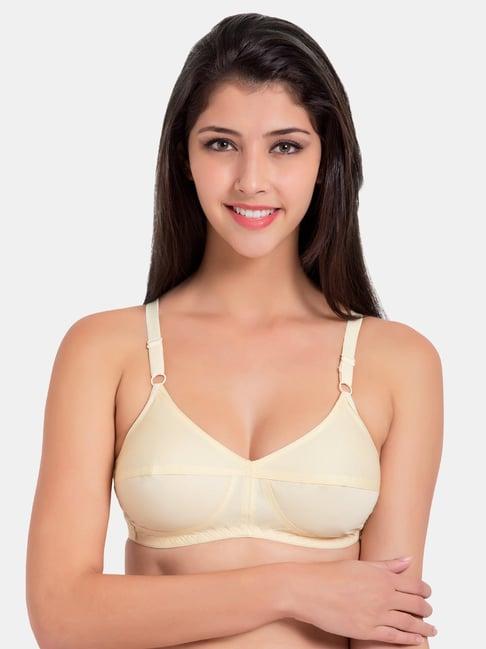 souminie beige non wired non padded minimizer bra