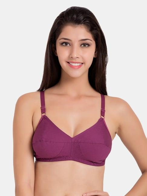 souminie magenta non wired non padded minimizer bra