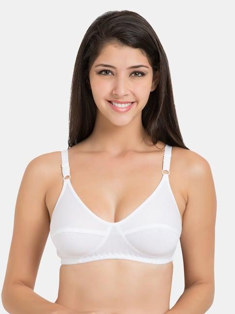 souminie white non wired non padded minimizer bra